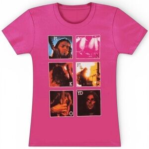 Pink Floyd Live Band Tee Pink Juniors S M L NWT